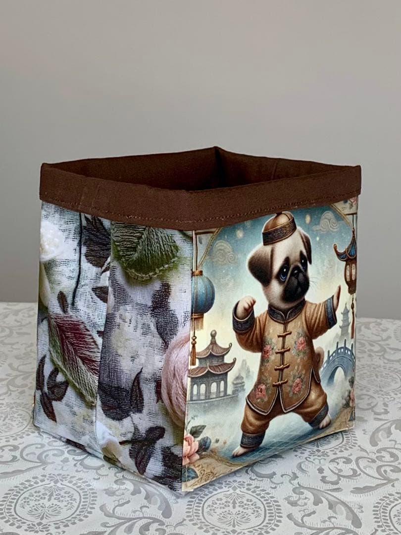 えっこ様　可愛いわんこ　トートバッグ　小物入れ