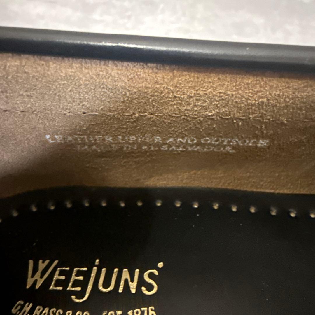 【極美品】ghbass&co ペニーローファー　白黒　モノトーン　24.5ぐらい