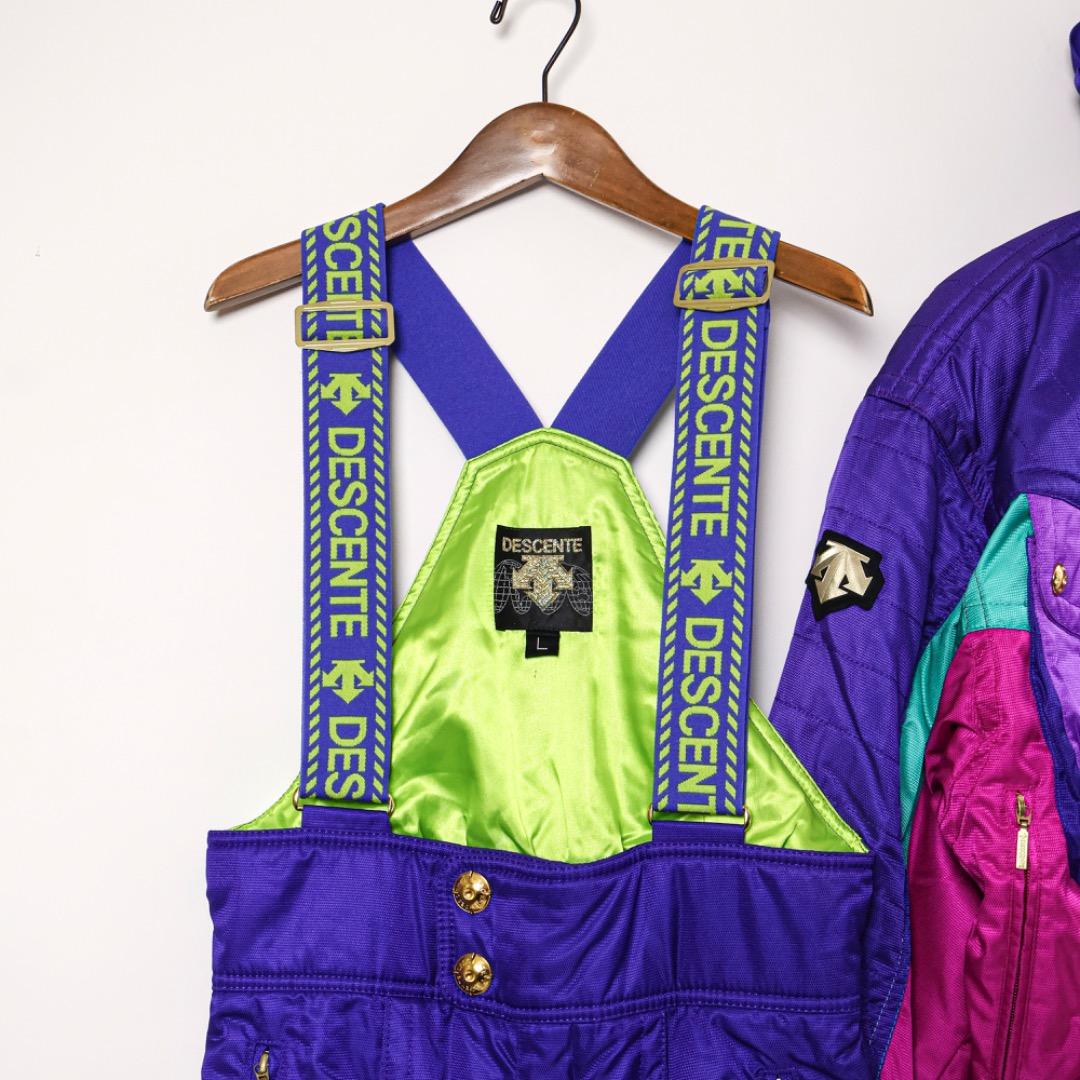 H3799-2◾️デサント　スキー　スノボ　ウェア　上下セットアップ