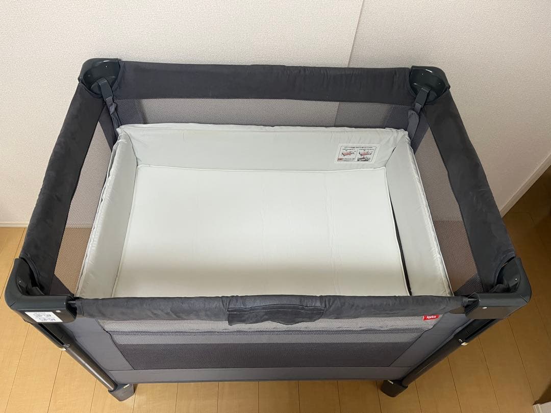 美品　Aprica(アップリカ) ベビーベッド ココネルエアープラス AB