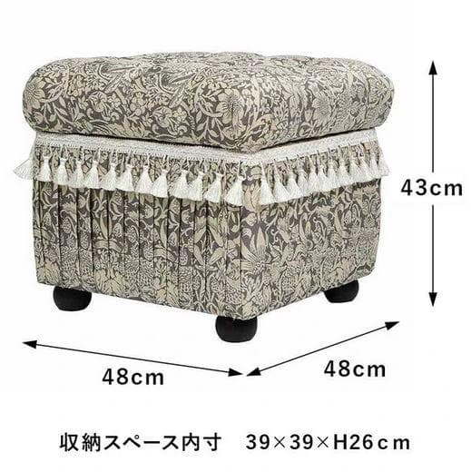 スツールボックス イチゴ泥棒 モリス ジェニファーテイラー 33192ST