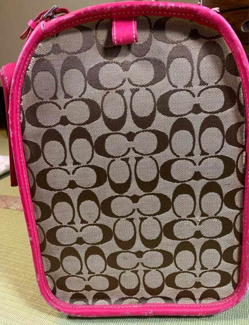 【激レア】Coach キャリーバッグ ペット用　ペットキャリー