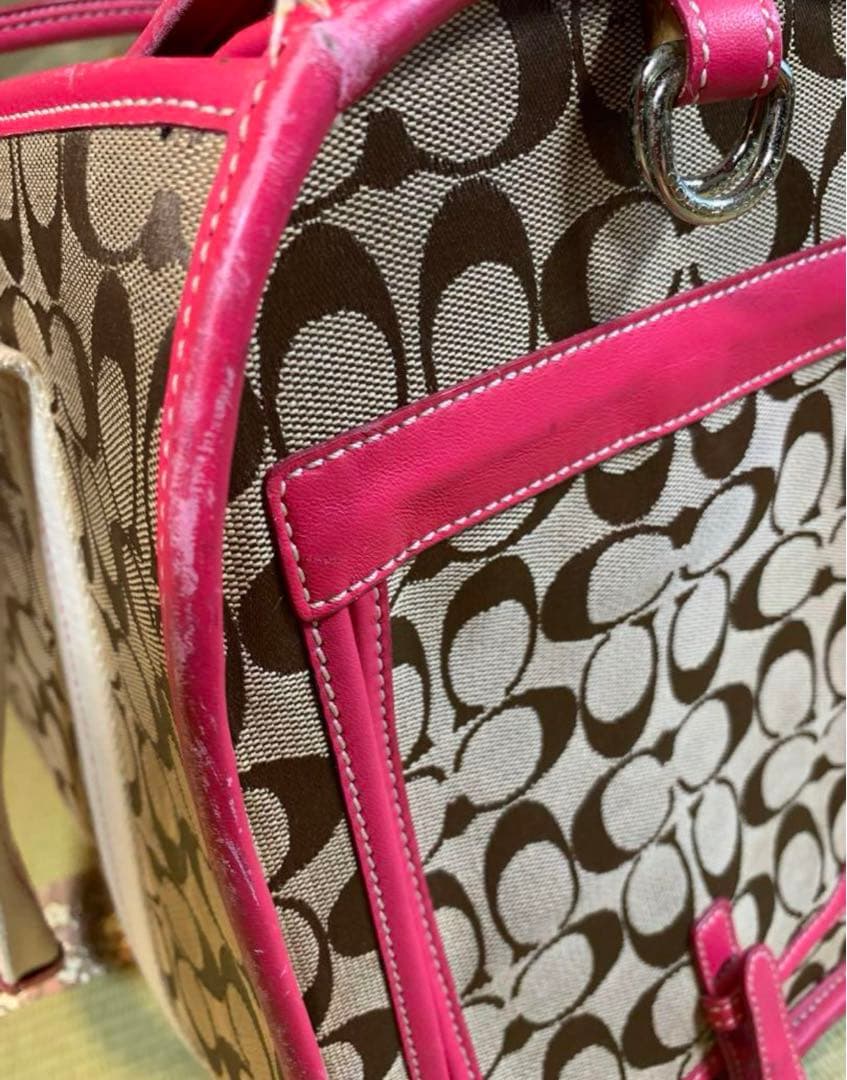 【激レア】Coach キャリーバッグ ペット用　ペットキャリー
