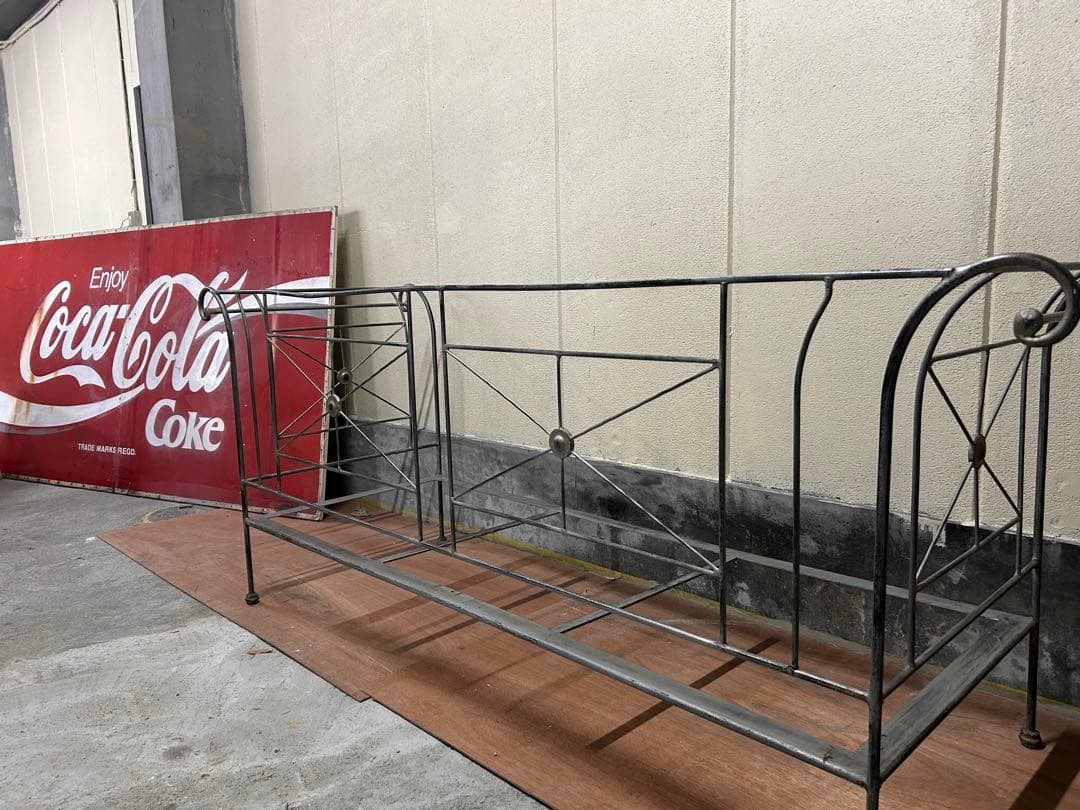 アイアン　ソファ　ヴィンテージ　アンティーク　レトロ　希少　レア　オシャレ