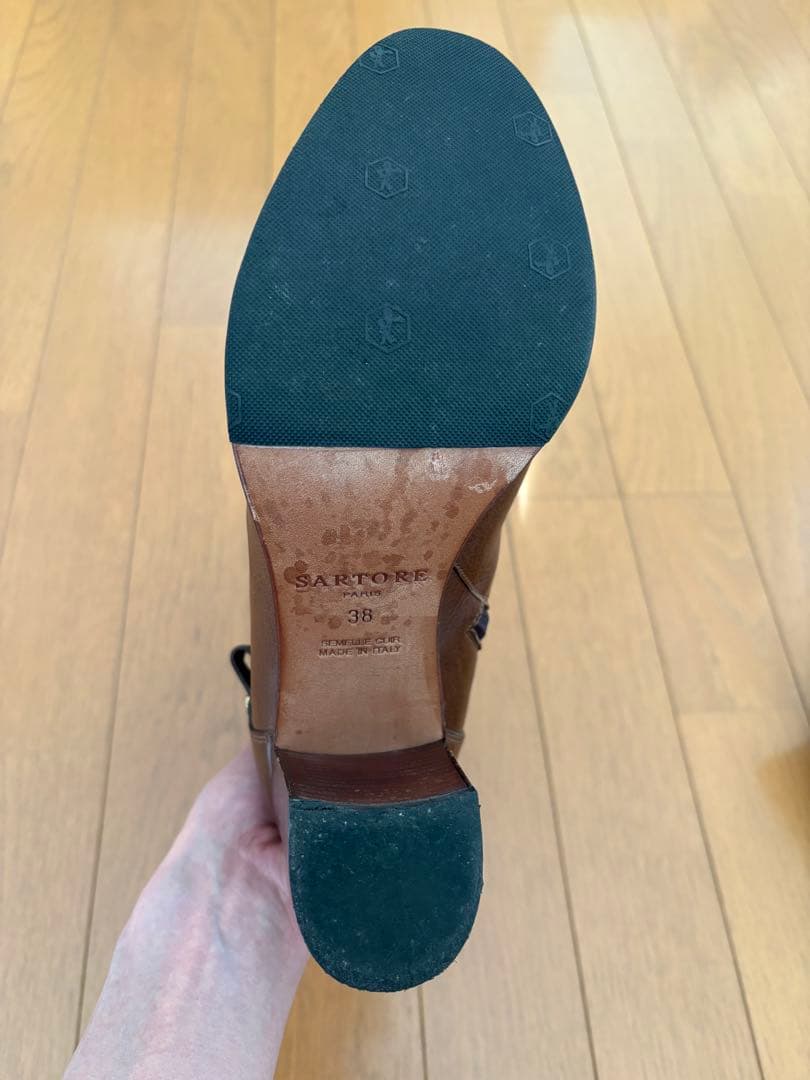 サルトル SARTORE ショートブーツ ブラウン 38