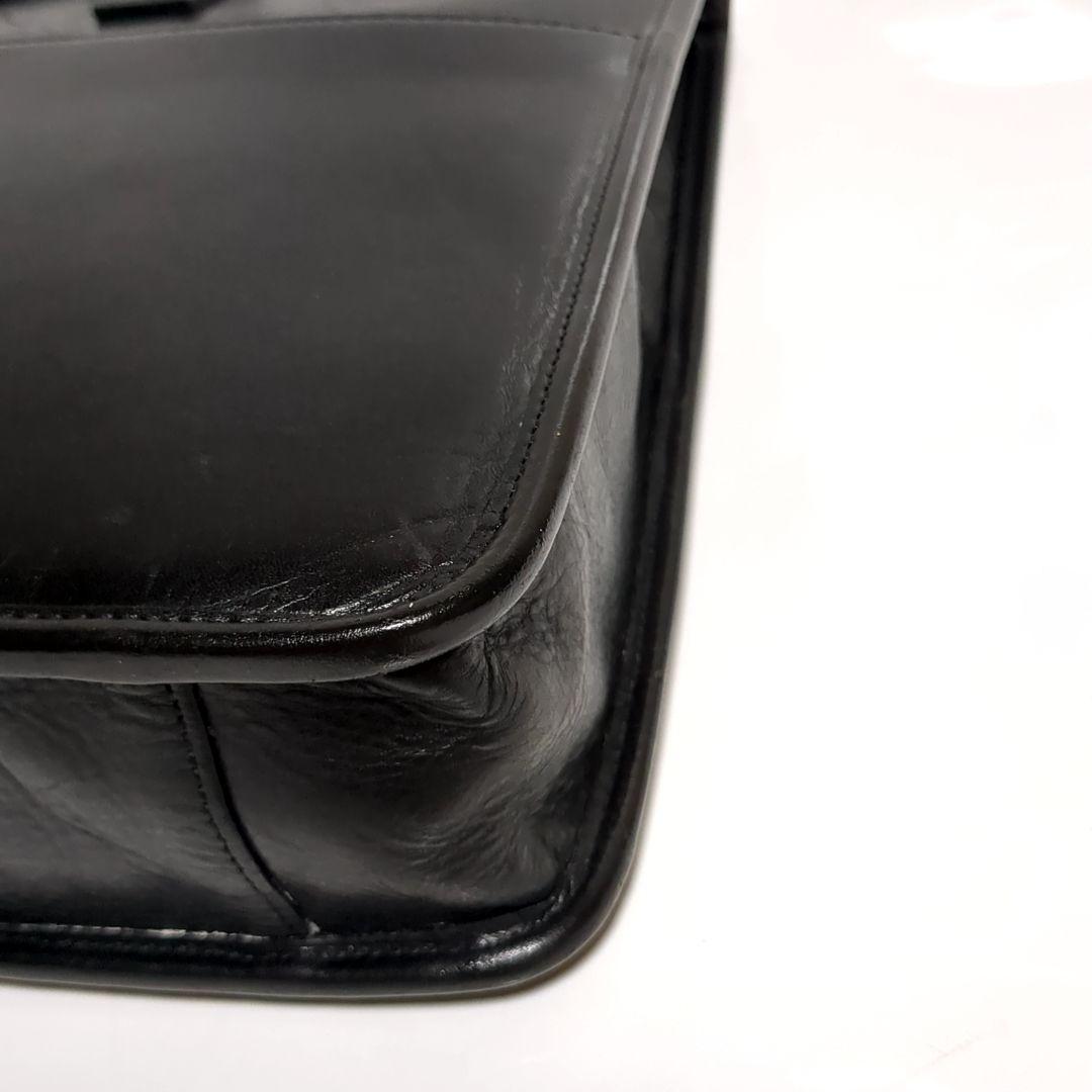 ✨PORTER✨クラーク ビジネスバッグ レザー ロゴ ブラック