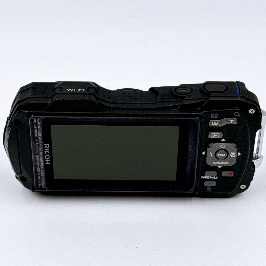RICOH WG-40W 防水デジタルカメラ 青