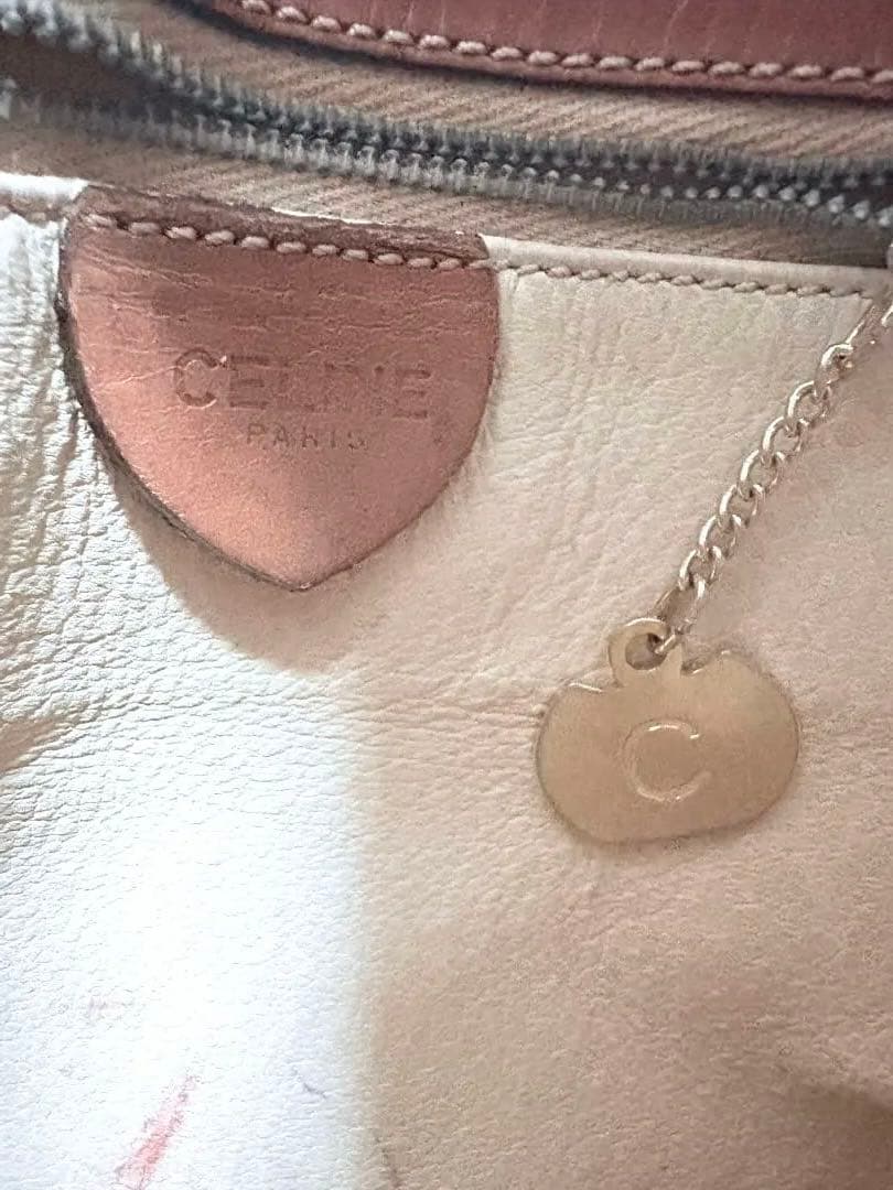 CELENEオールドセリーヌマカダム柄　　　　　　　　　　ショルダーバッグ巾着型