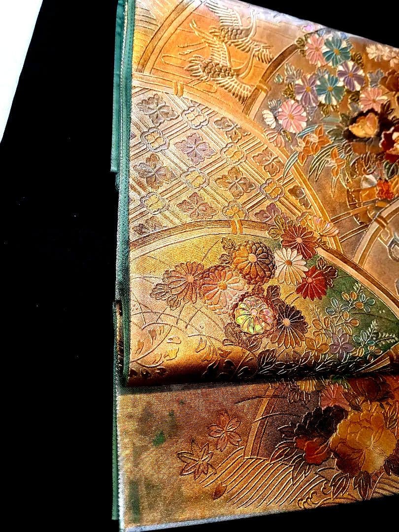 美品❇️豪華黒留袖　作家物螺鈿　古都絵巻 金彩　 比翼仕立て　フルセット