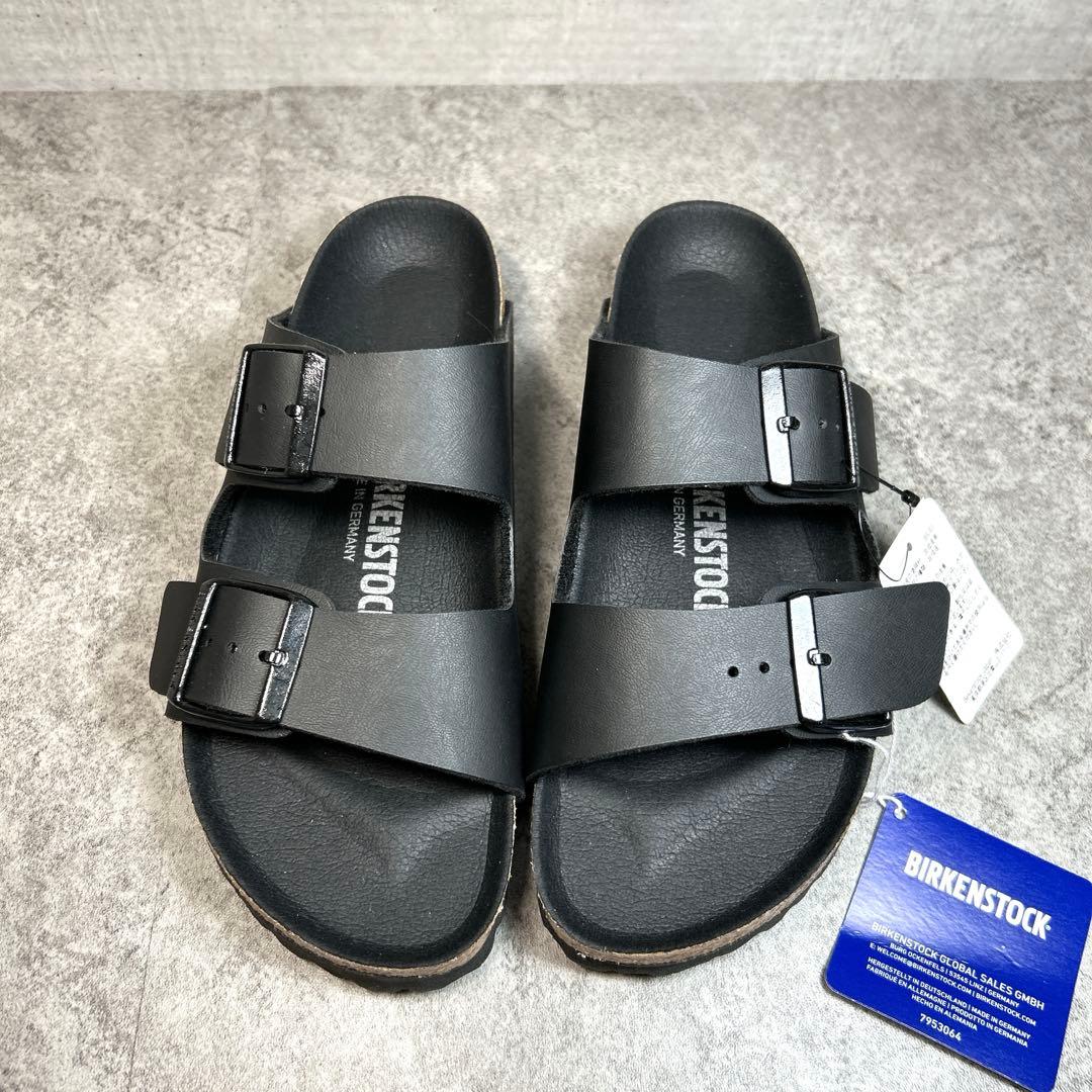 新品・タグ付き【ビルケンシュトック】アリゾナ/ビルコフロー/ブラック/24/幅広