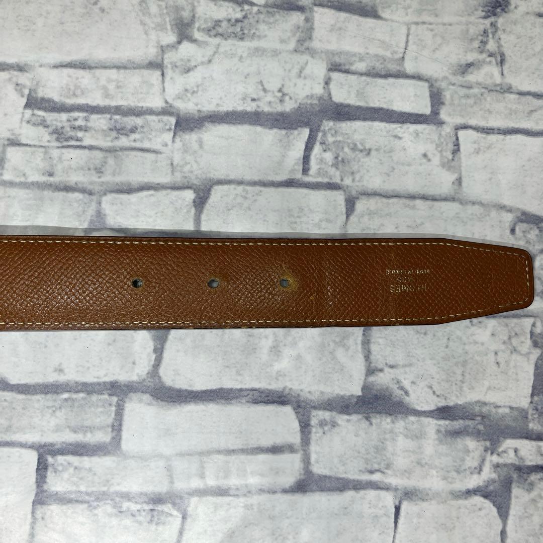 【箱 袋あり】HERMES　H型バックル ベルト コンスタンス　リバーシブル