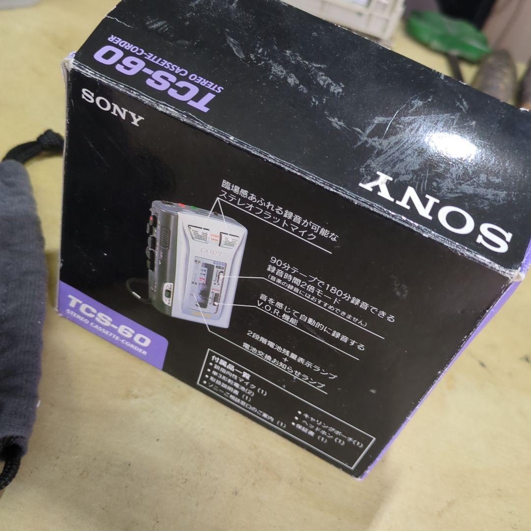 SONY TCS-60 カセットプレーヤー　分解整備済み