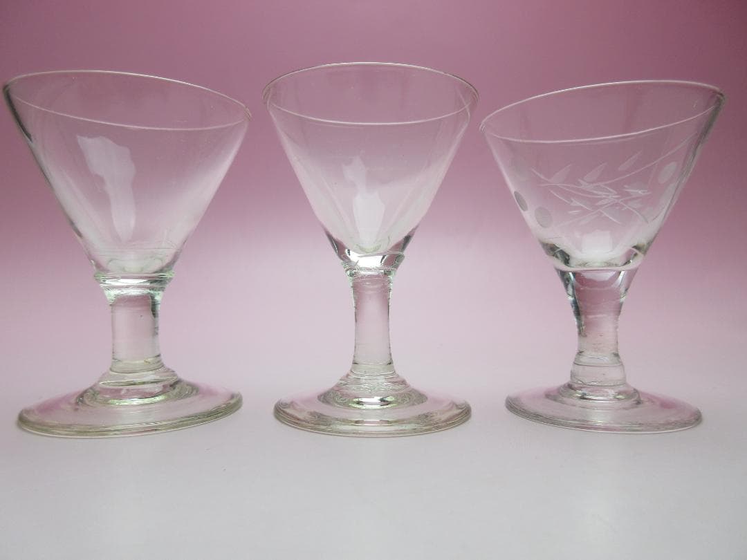 明治～大正 他 リキュールグラス まとめて B 70610