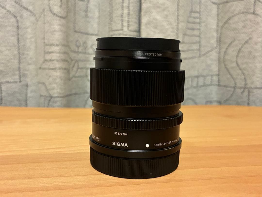 美品 SIGMA 90mm F2.8 DG DN Lマウント プロテクター付