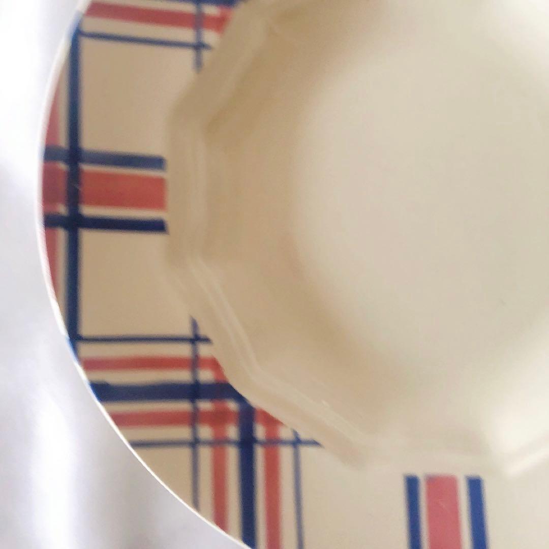 クレイユエモントロー HBCM スーププレート　B フランスアンティーク食器