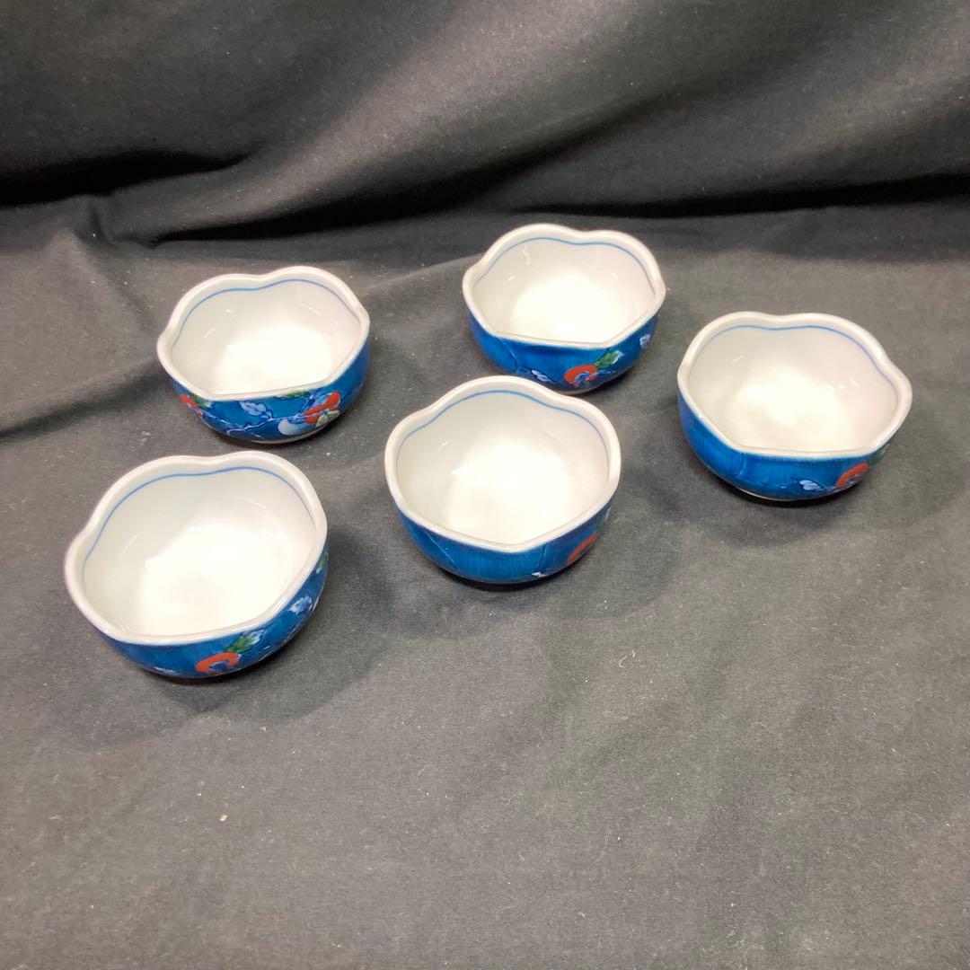 【未使用】色鍋島 稚山 小鉢4種 各5枚 計20枚セット