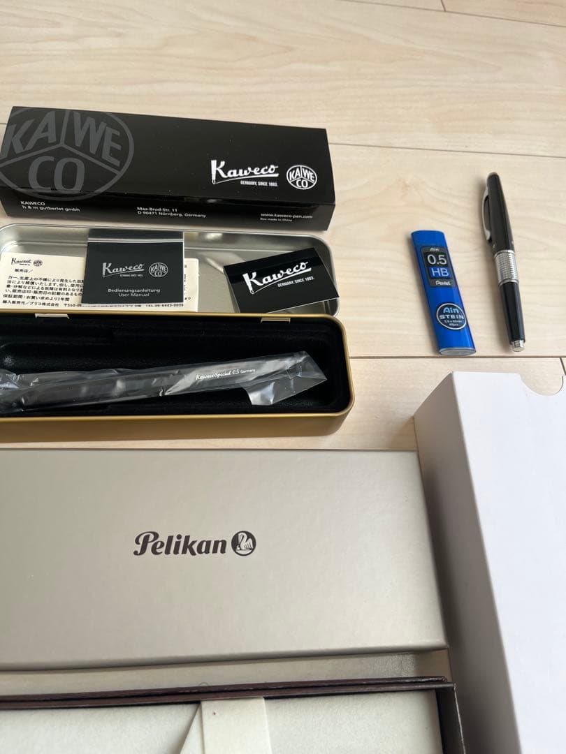 【総額約62,000円分】ペリカン、カヴェコ他ボールペン、シャーペンまとめ