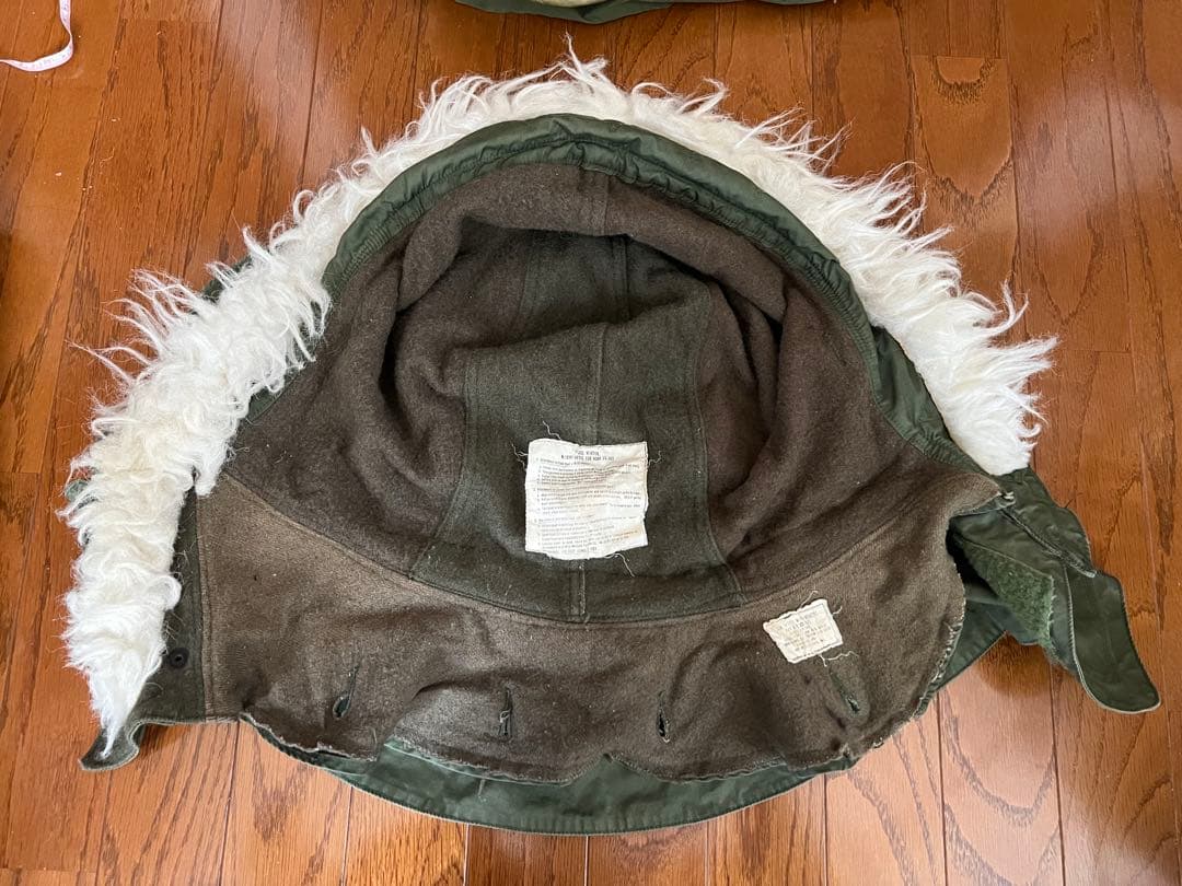 米軍実物 70s80s m65フィッシュテールパーカー　フルセット