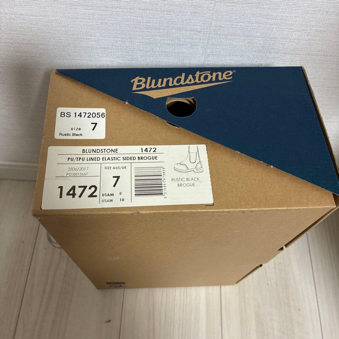 Blundstone 1472 ブーツ ルスティックブラック 7.0