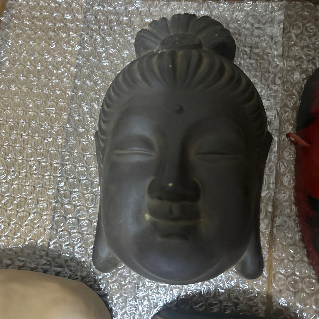 能面 9枚セット 陶器製