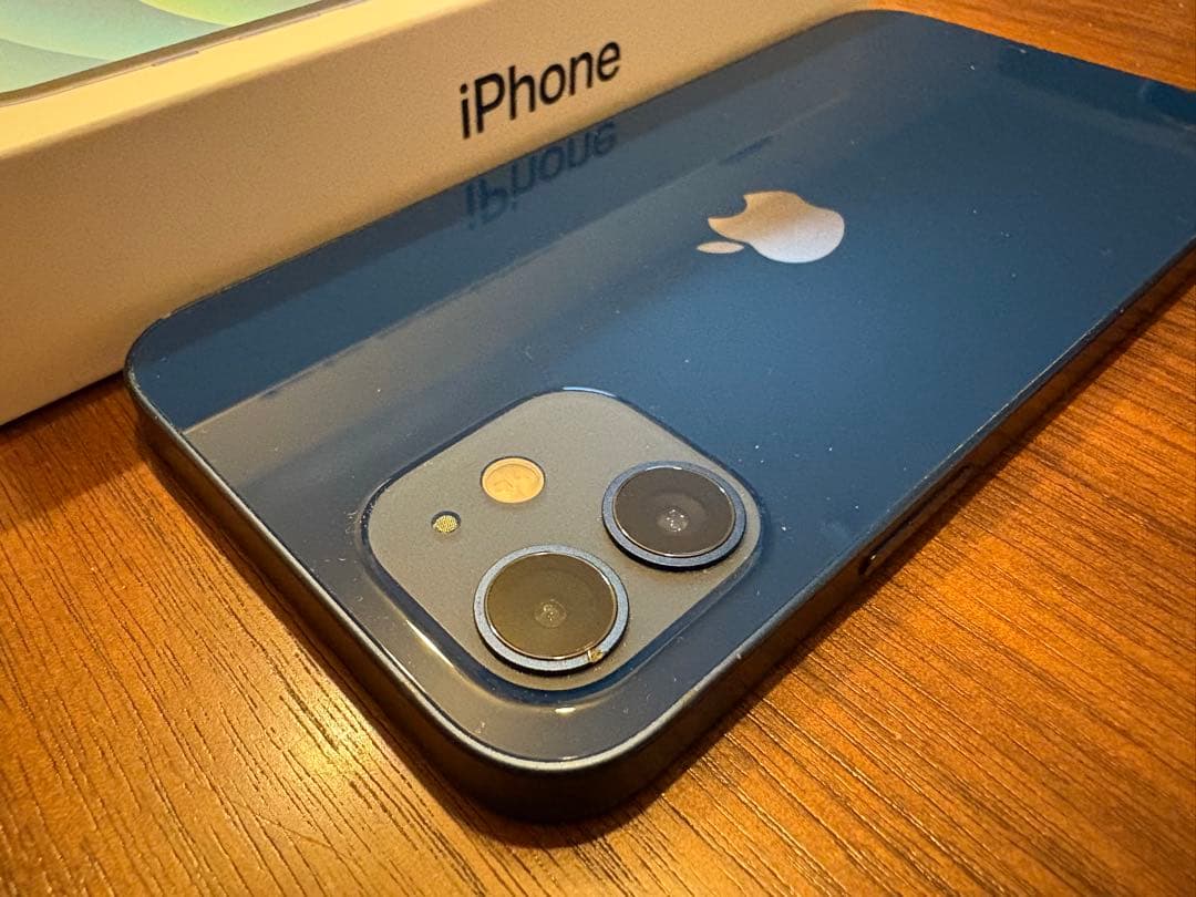 【美品】Apple iPhone 12 ブルー 256GB 箱付き SIMフリー