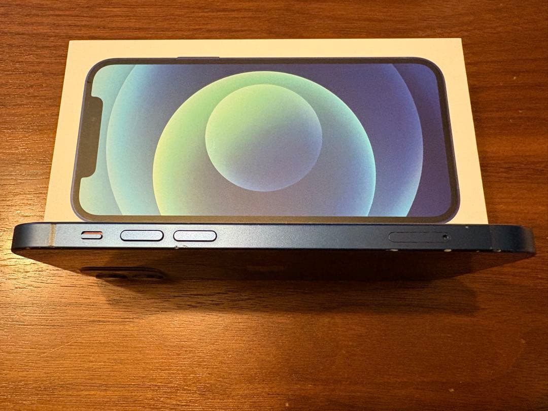 【美品】Apple iPhone 12 ブルー 256GB 箱付き SIMフリー