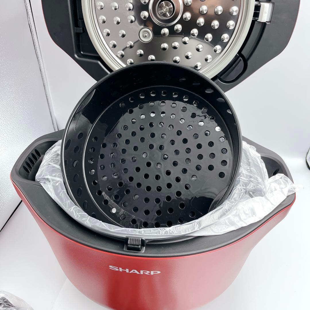 【未使用】SHARP HEALSiO ヘルシオ ホットクック レッド系