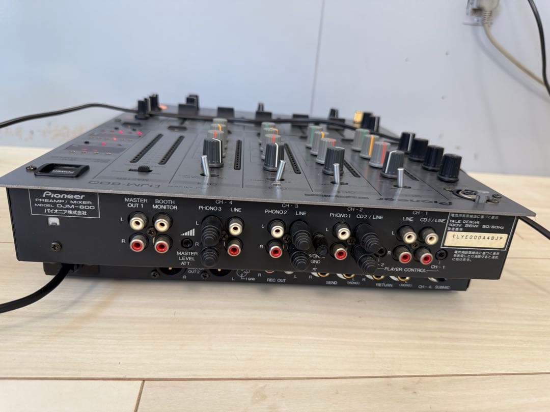 【美品】Pioneer DJM-600 DJミキサー