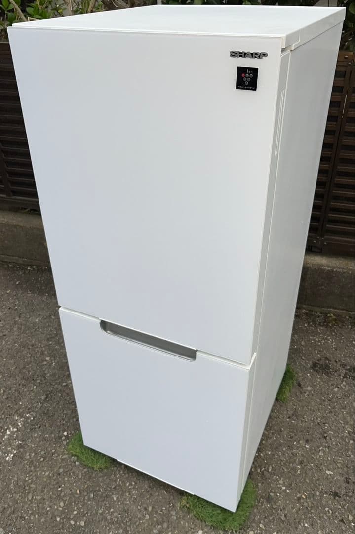 シャープ プラズマクラスター冷凍冷蔵庫152L ガラストップ　2021年製