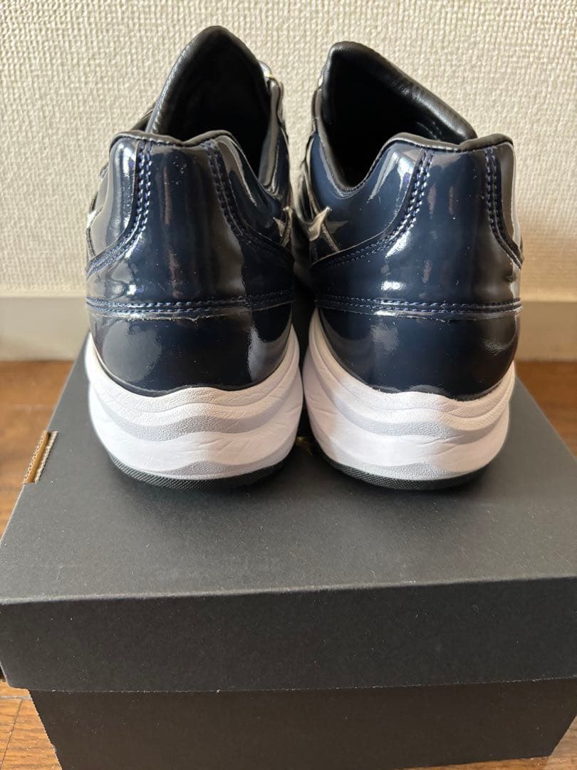 ミズノプロ　オーダートレーニングシューズ ネイビー ベルクロ式