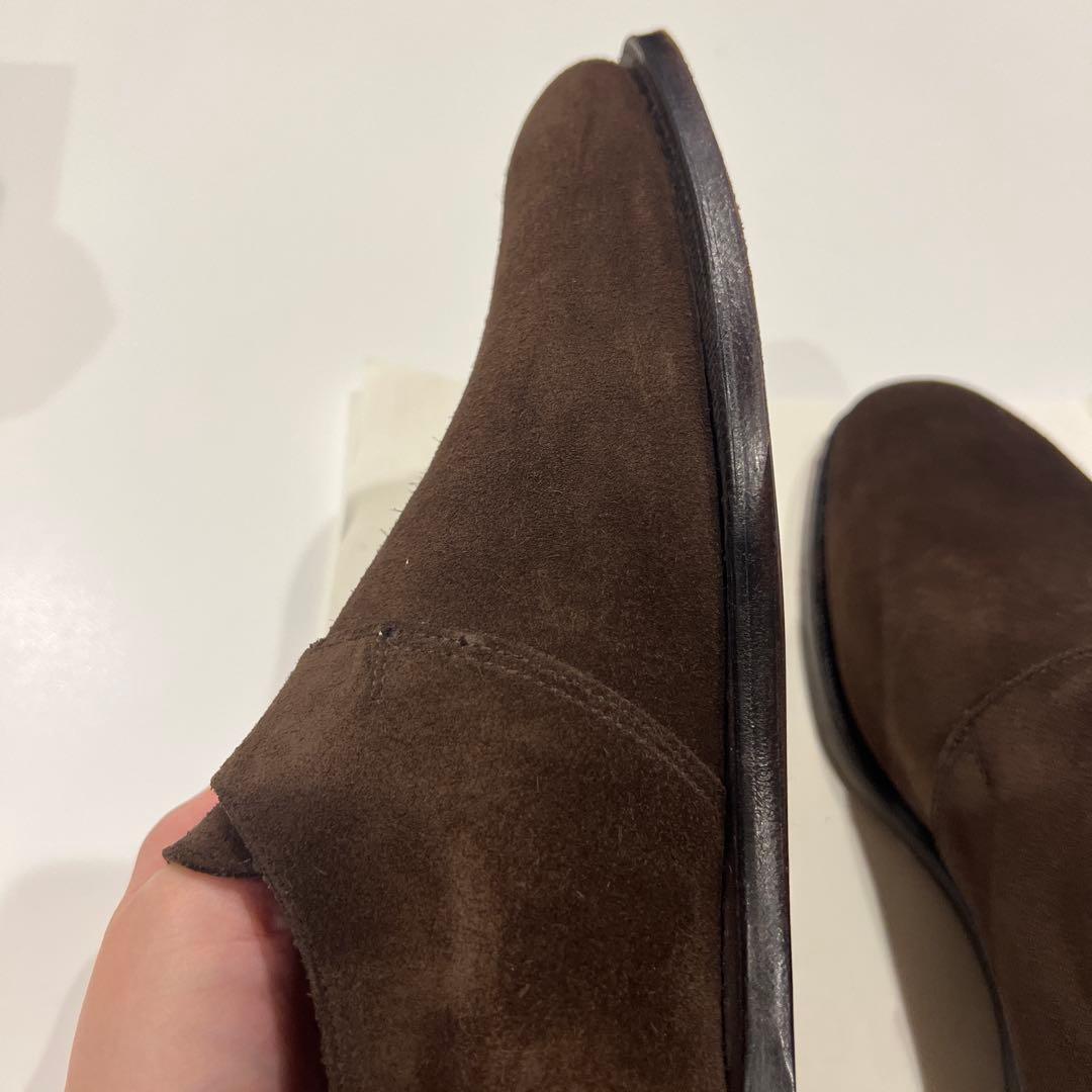 【近日削除】Crockett&Jones スエード シングルモンクストラップ