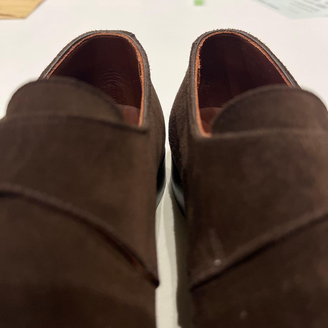 【近日削除】Crockett&Jones スエード シングルモンクストラップ