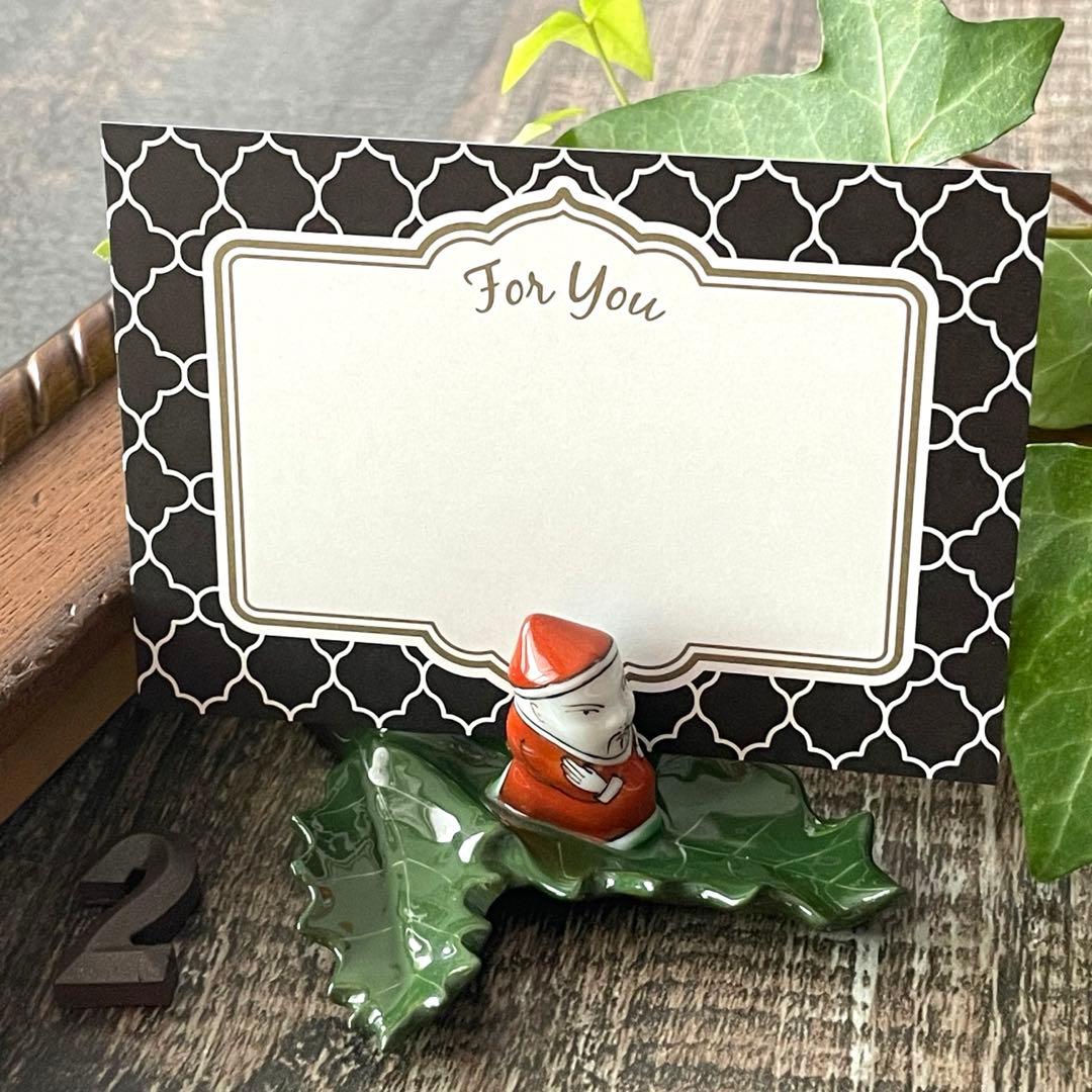 HEREND ヘレンド Xmasファンシースタンド サンタマンダリン　②