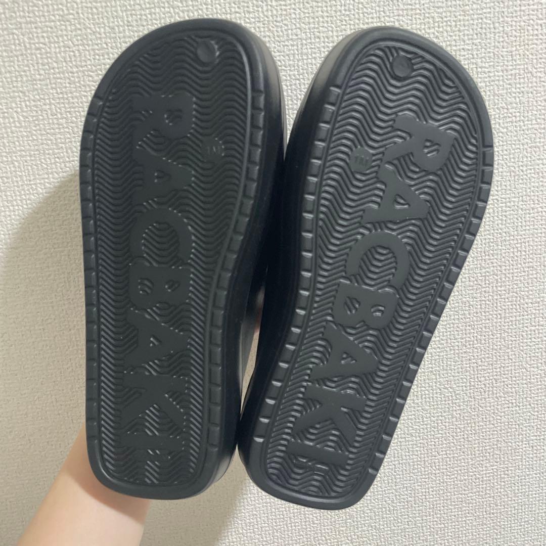 Racbaki イージーサンダル ブラック Mサイズ