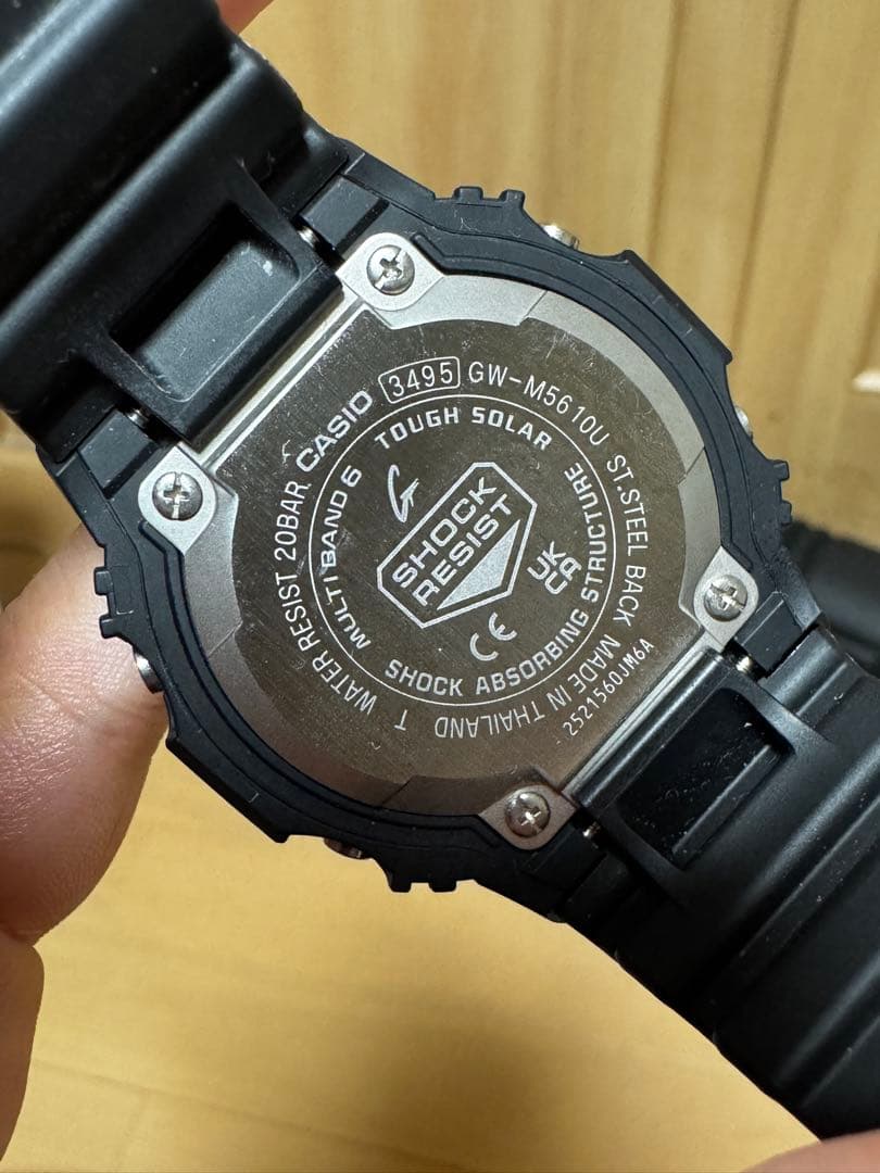 新品　ソーラー電波　CASIO G-SHOCK モジュール3495 ブラック