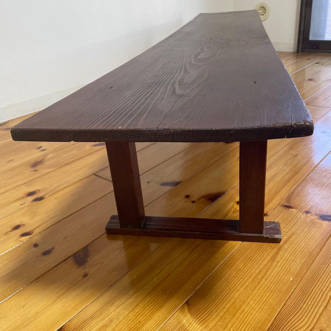 アンティーク 裁ち台 裁板 一枚板　柿渋塗り　昭和レトロ