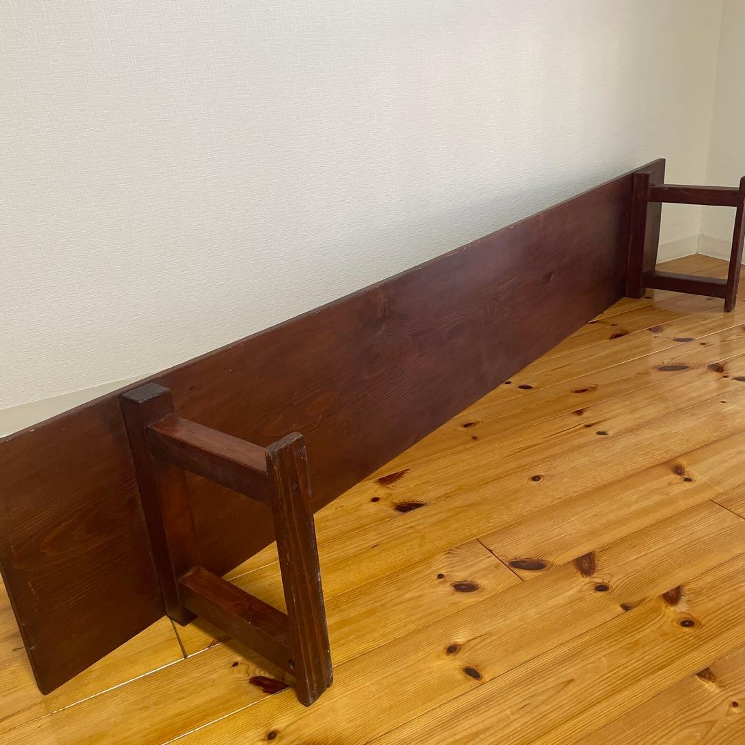 アンティーク 裁ち台 裁板 一枚板　柿渋塗り　昭和レトロ