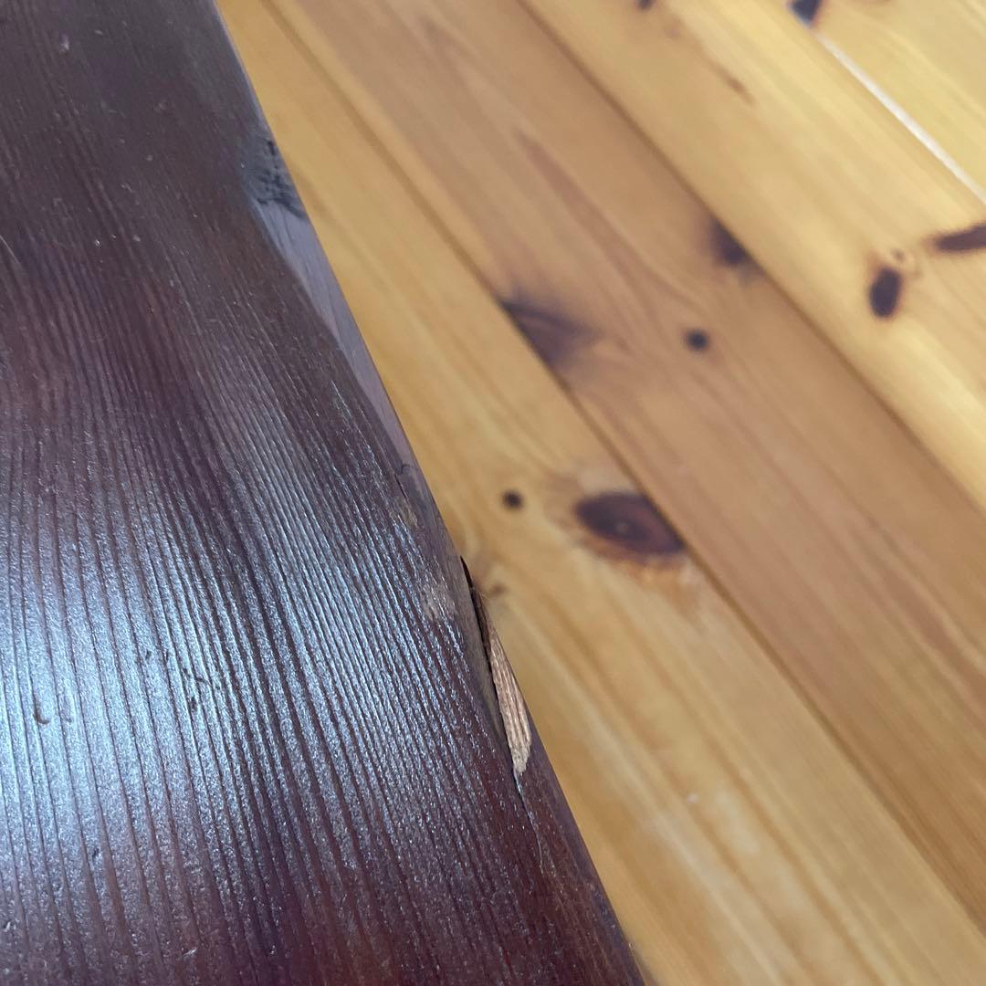 アンティーク 裁ち台 裁板 一枚板　柿渋塗り　昭和レトロ