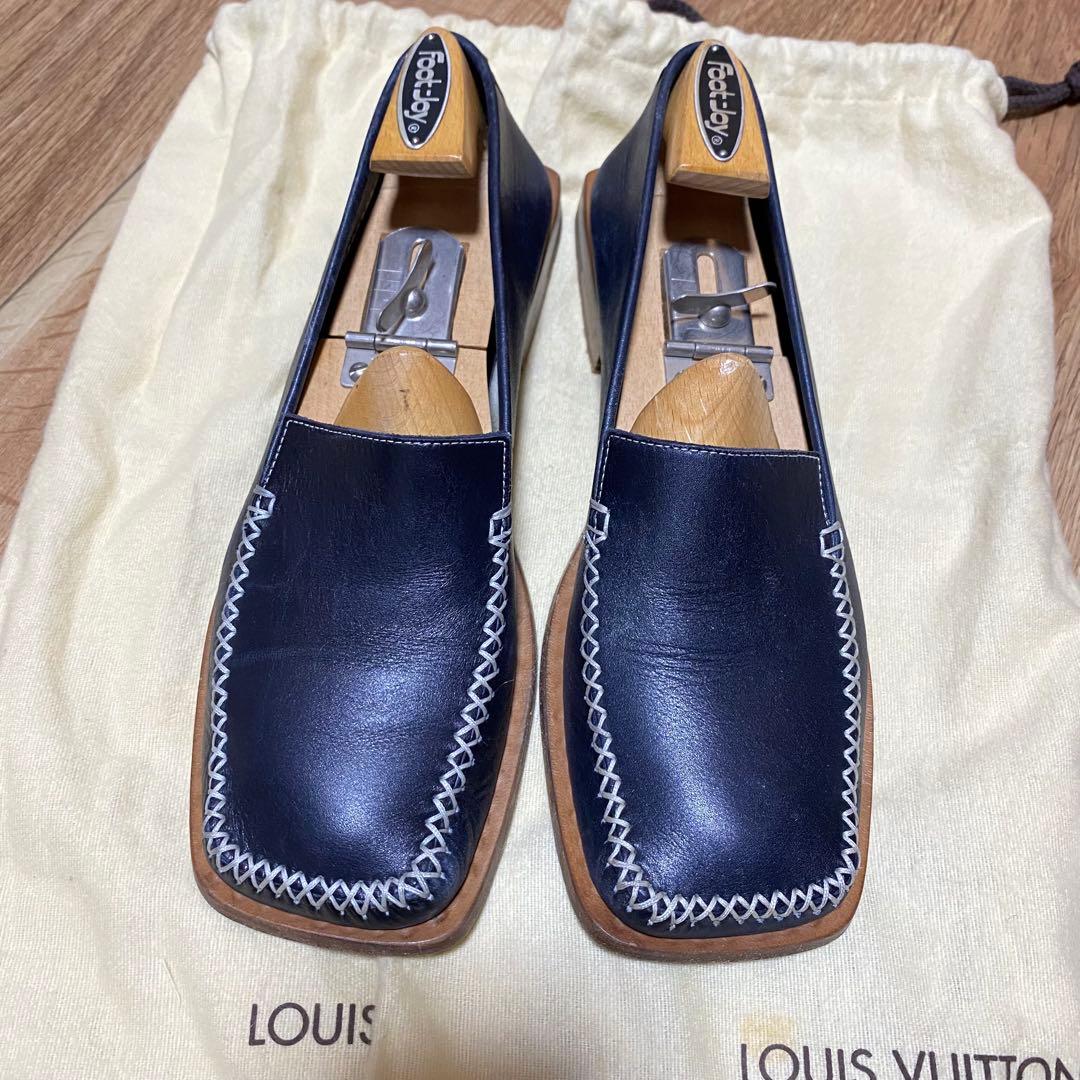 LOUIS VUITTON スクエアローファー　23cm