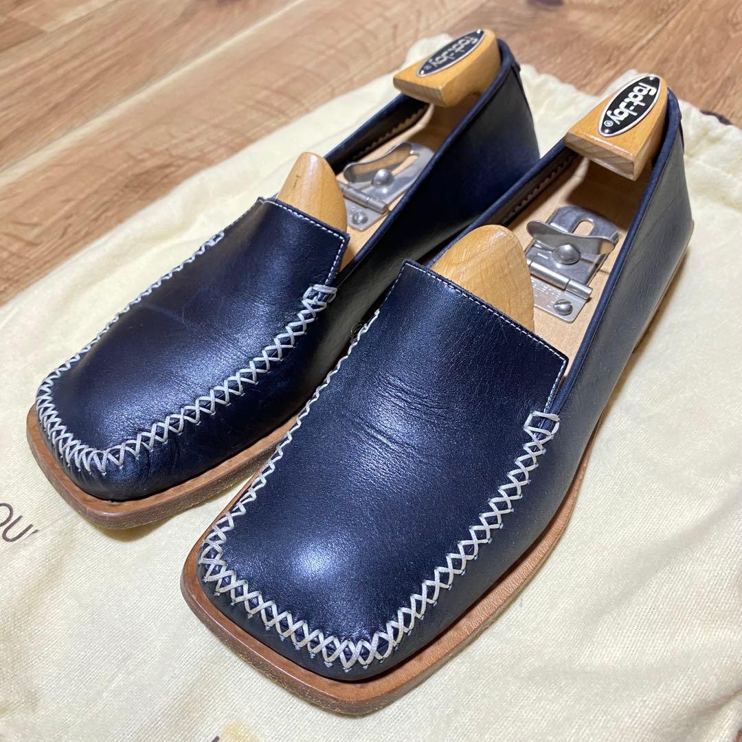 LOUIS VUITTON スクエアローファー　23cm