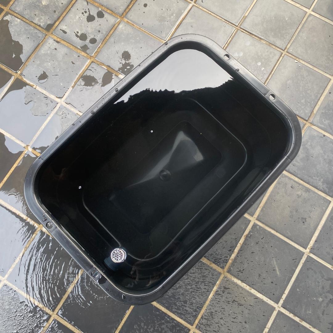 メダカ飼育ケース 36㍑x5個（4色あり） オーバーフロー付 金魚飼育容器 越冬