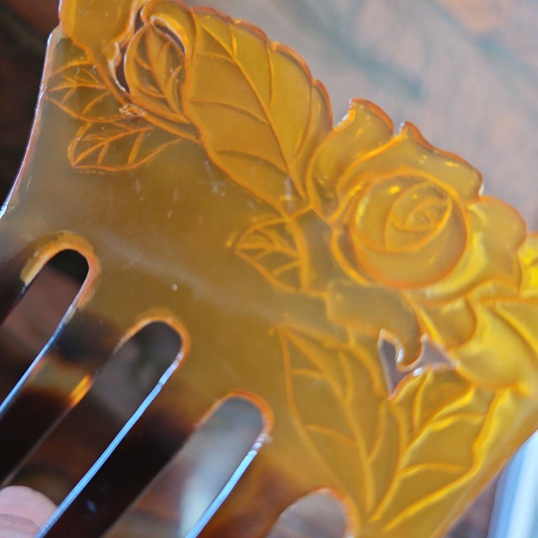 本べっ甲かんざし。