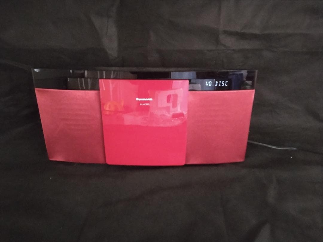 Panasonic ポータブルCDプレーヤー 赤 　中古品