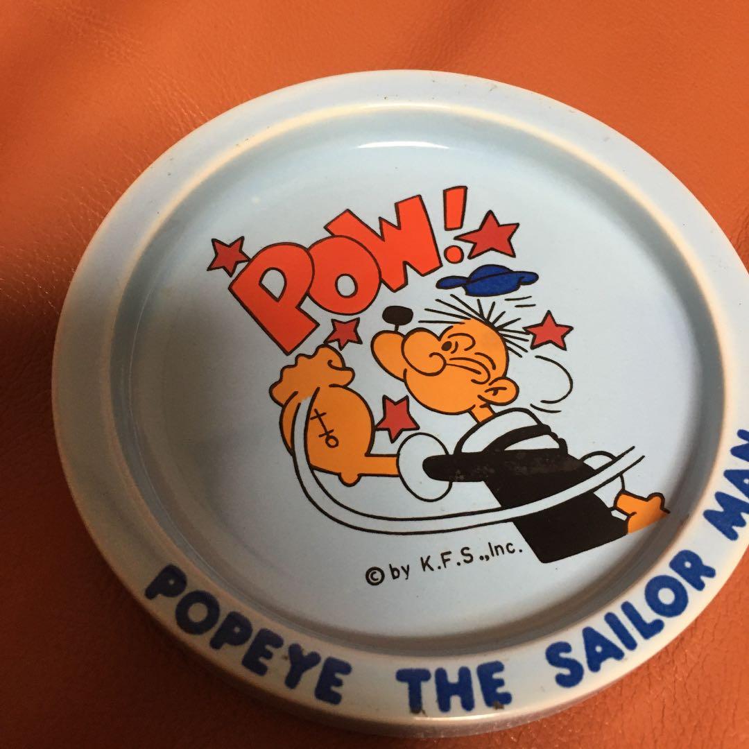 恐らく60年以上前のポパイの灰皿です。