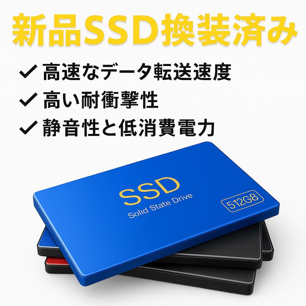 富士通 ノートパソコン Corei7 SSD メモリ16GB Win11 A6