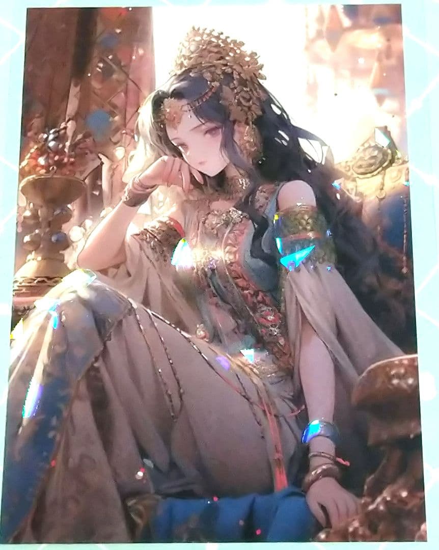 のこり１✩廃盤品✩J868＃明媚(贝壳光)紫袖烟切り売り海外人物女の子AIマステ