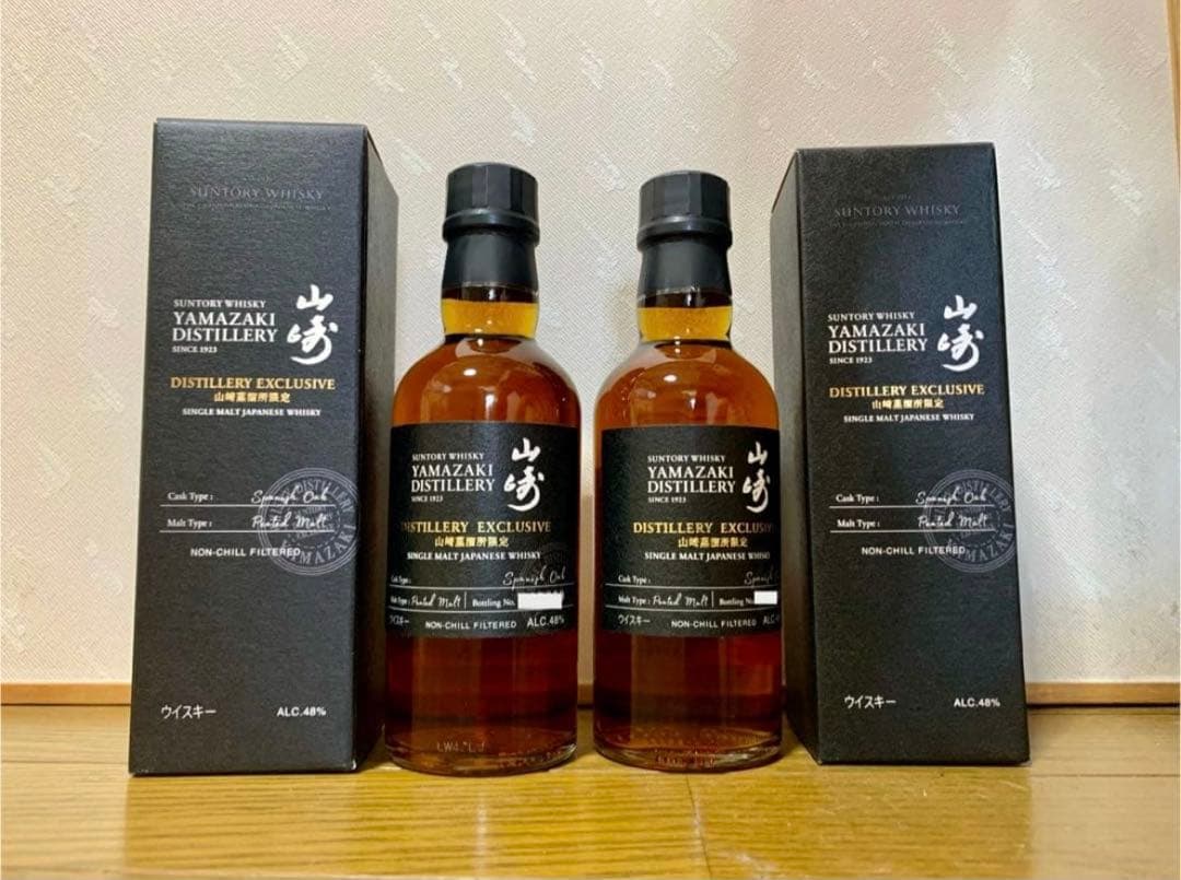 山崎蒸溜所限定ウイスキー 180ml × 2本セット