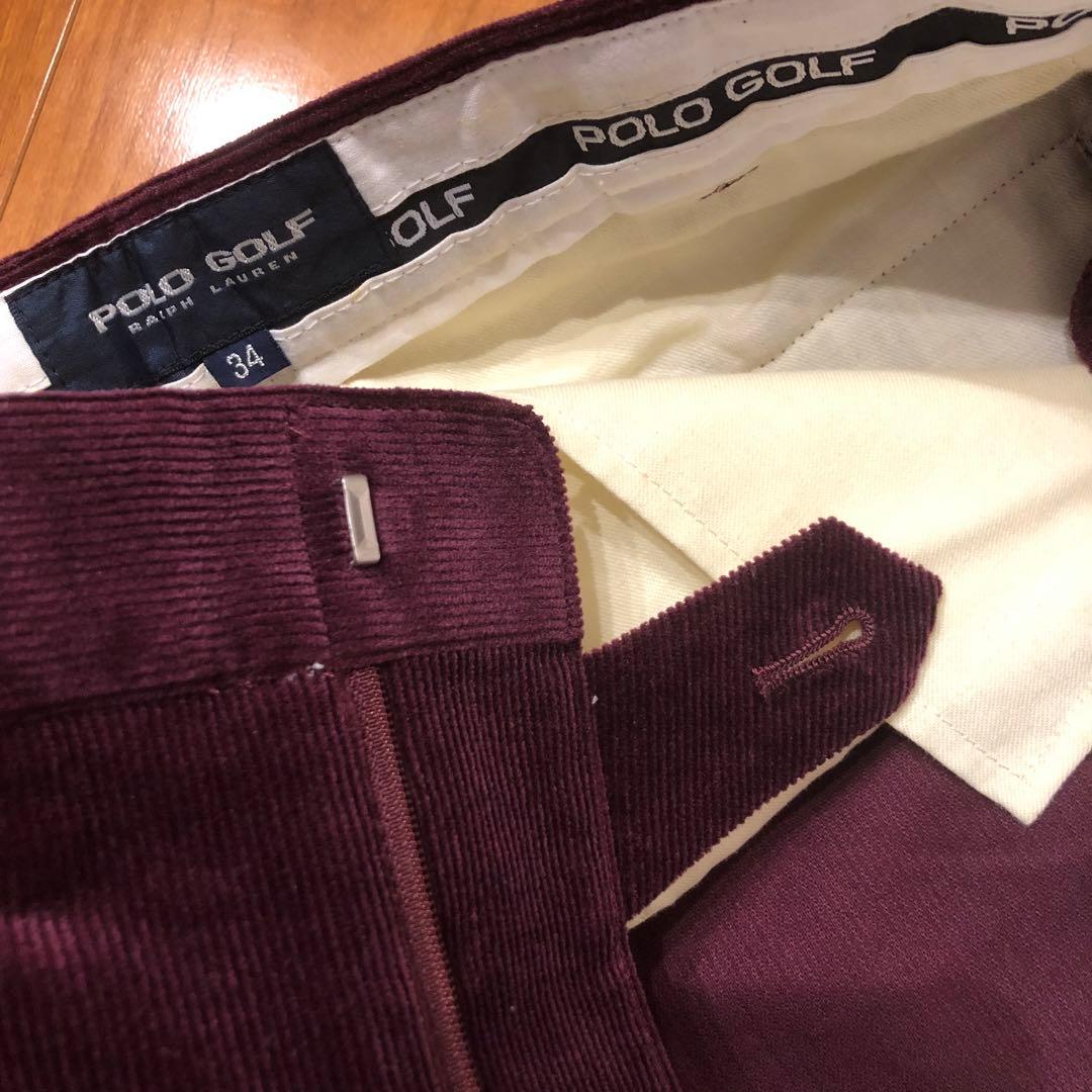 新品未使用　POLO GOLF ラルフローレン コーデュロイ パンツ 34