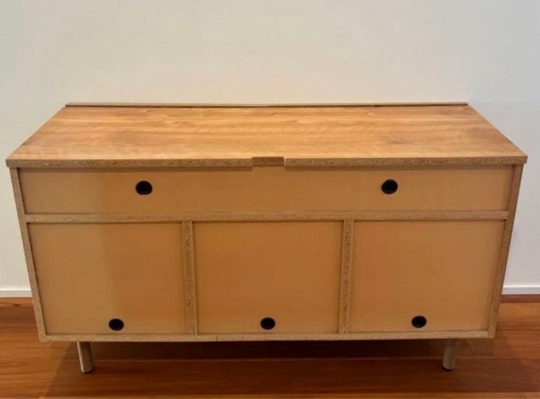 美品　LOWYA ロウヤ　キャビネットサイドボード　チェスト　棚　幅120