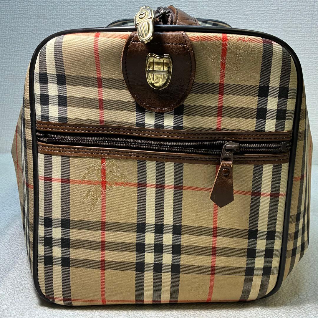 burberrys バーバリーズ ボストンバッグ ベージュ チェック柄